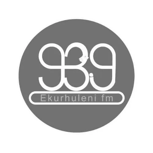 A logo with text on it for Ekhurhulenhi FM community radio station