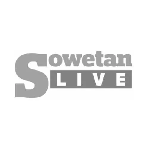 A logo with text on it for Sowetan Live