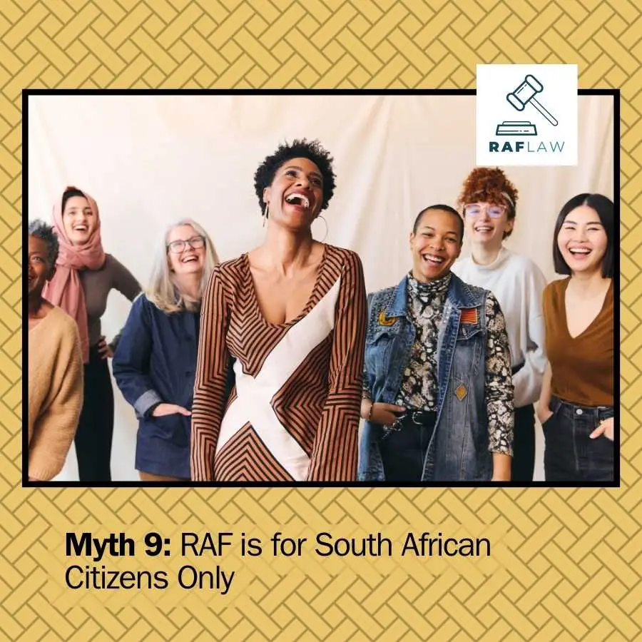 Diverse group of women laughing together, symbolizing RAF's inclusivity for all nationalities