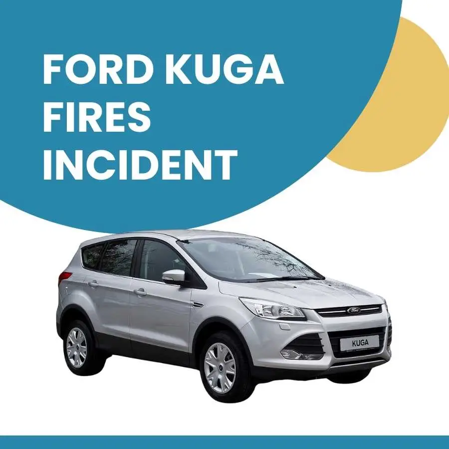 Ford Kuga SUV associated with the notable fire incidents