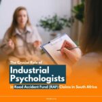Industrial psychologist consulting with a client for RAF claims in South Africa