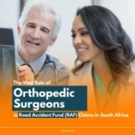 Orthopedic surgeon consulting with a patient about RAF claims in South Africa