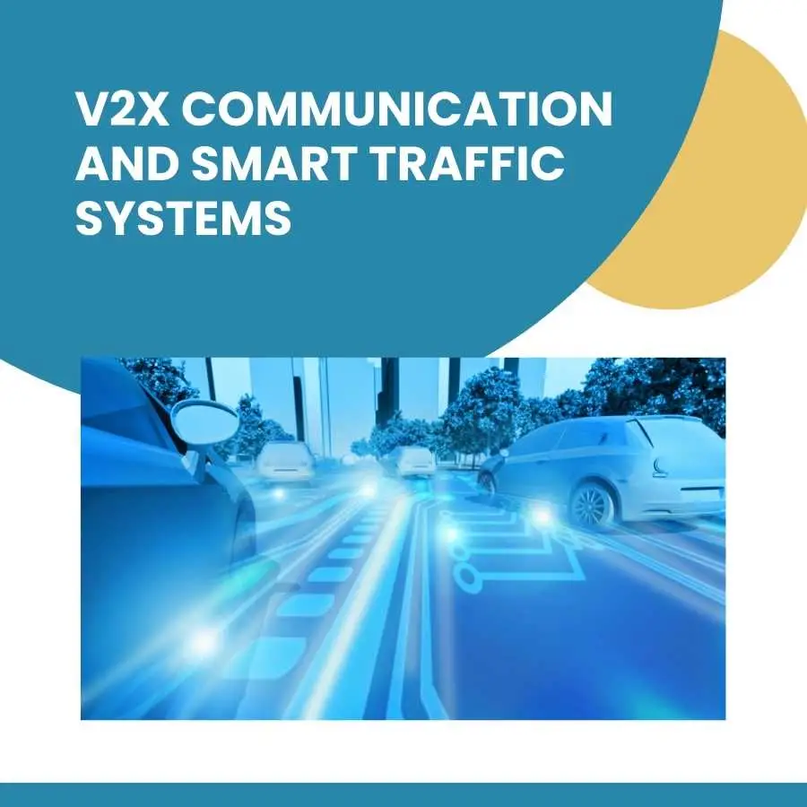 Visualization of V2X communication and smart traffic systems in urban traffic