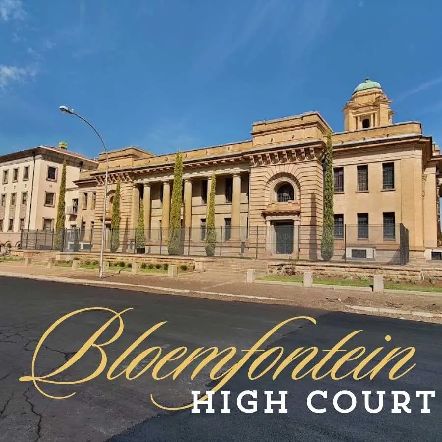 Bloemfontein High Court building on a sunny day