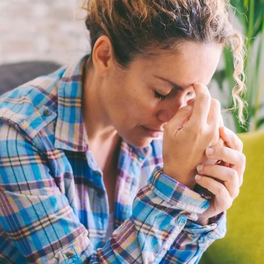 Woman Experiencing Emotional Distress